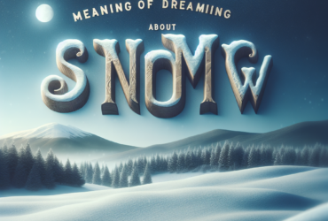 significado de sonar nieve