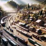 exposicion de maquetas de trenes en movimiento