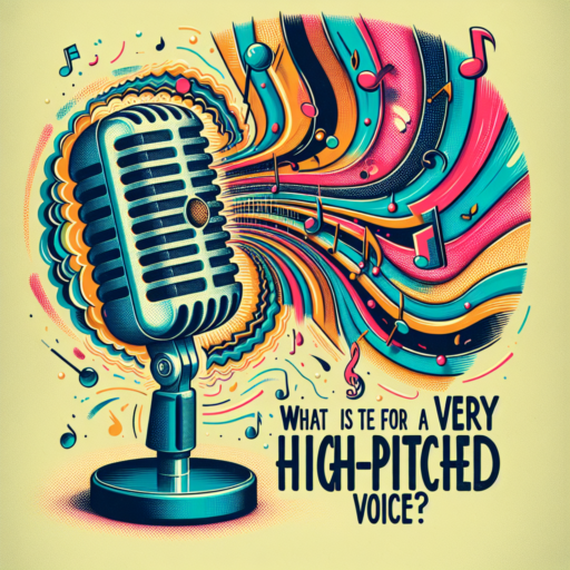 ¿Cómo se llama la voz muy fina?