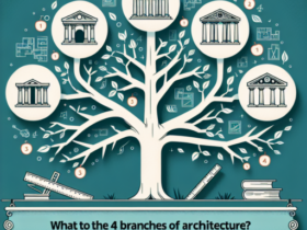 ¿Cuáles son las 4 ramas de la arquitectura?
