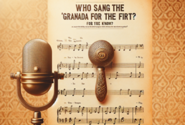 ¿Quién Interpretó por Primera Vez la Canción Granada? ¿Quién cantó por primera vez la canción Granada?