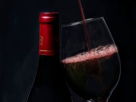 Los mejores vinos de Granada: bodegas, denominaciones y maridajes Copas de vino tinto con viñedos al fondo